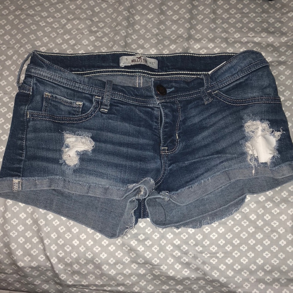 Denim Hollister Shorts
